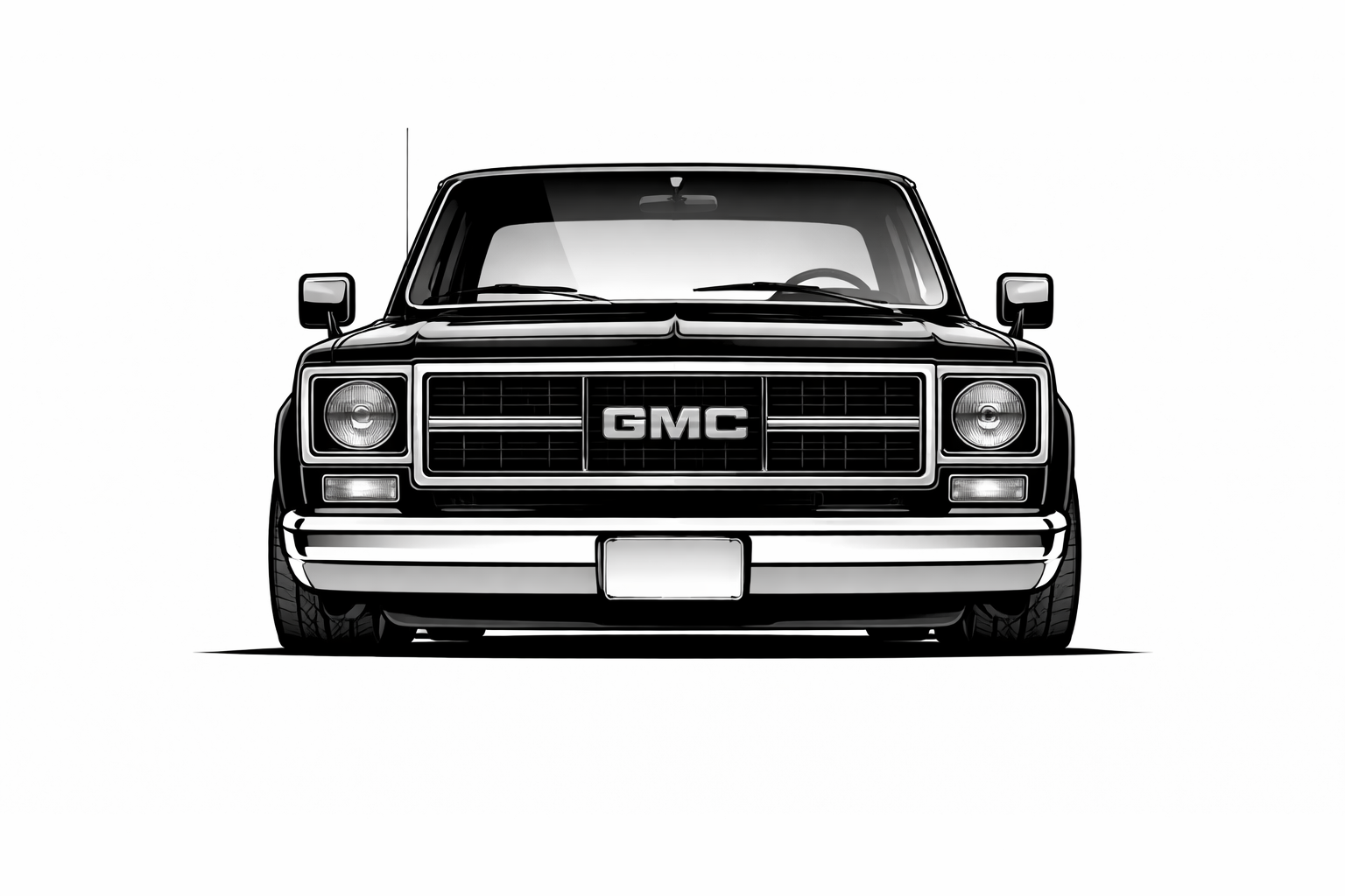 1973-91 GMC Jimmy front graphic